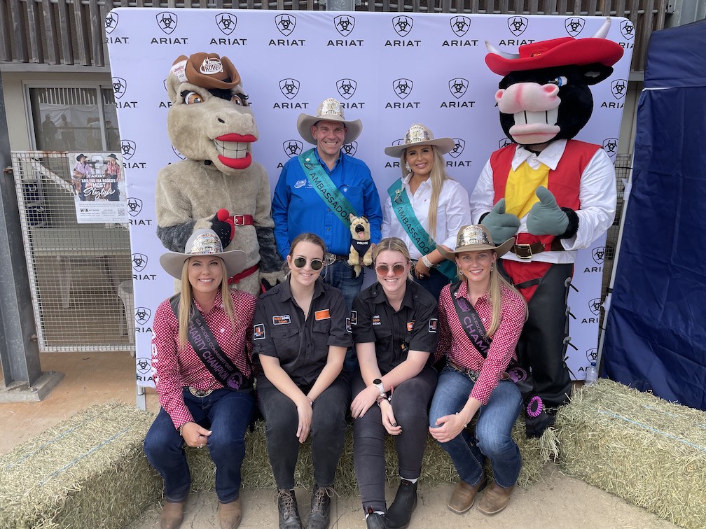 Yeeha with the Mt Isa Rodeo Crew